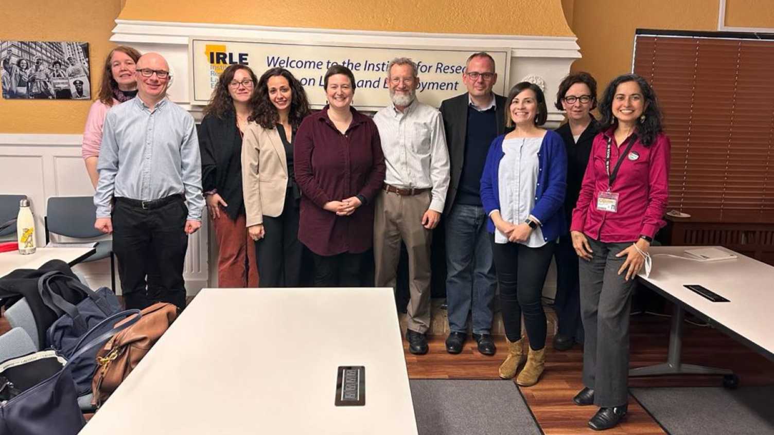 Thumbnail for Centre for Decent Work reconnects with the Institute for Research on Labor and E…