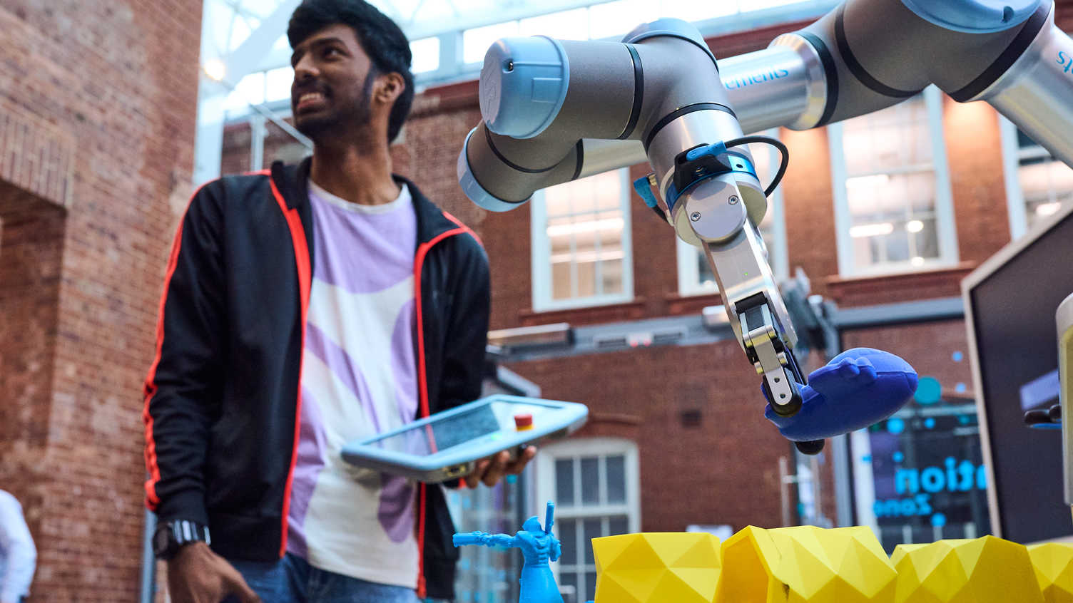 Thumbnail for Students wow judges in Siemens Digital Innovation Zone robotic arm competition |…