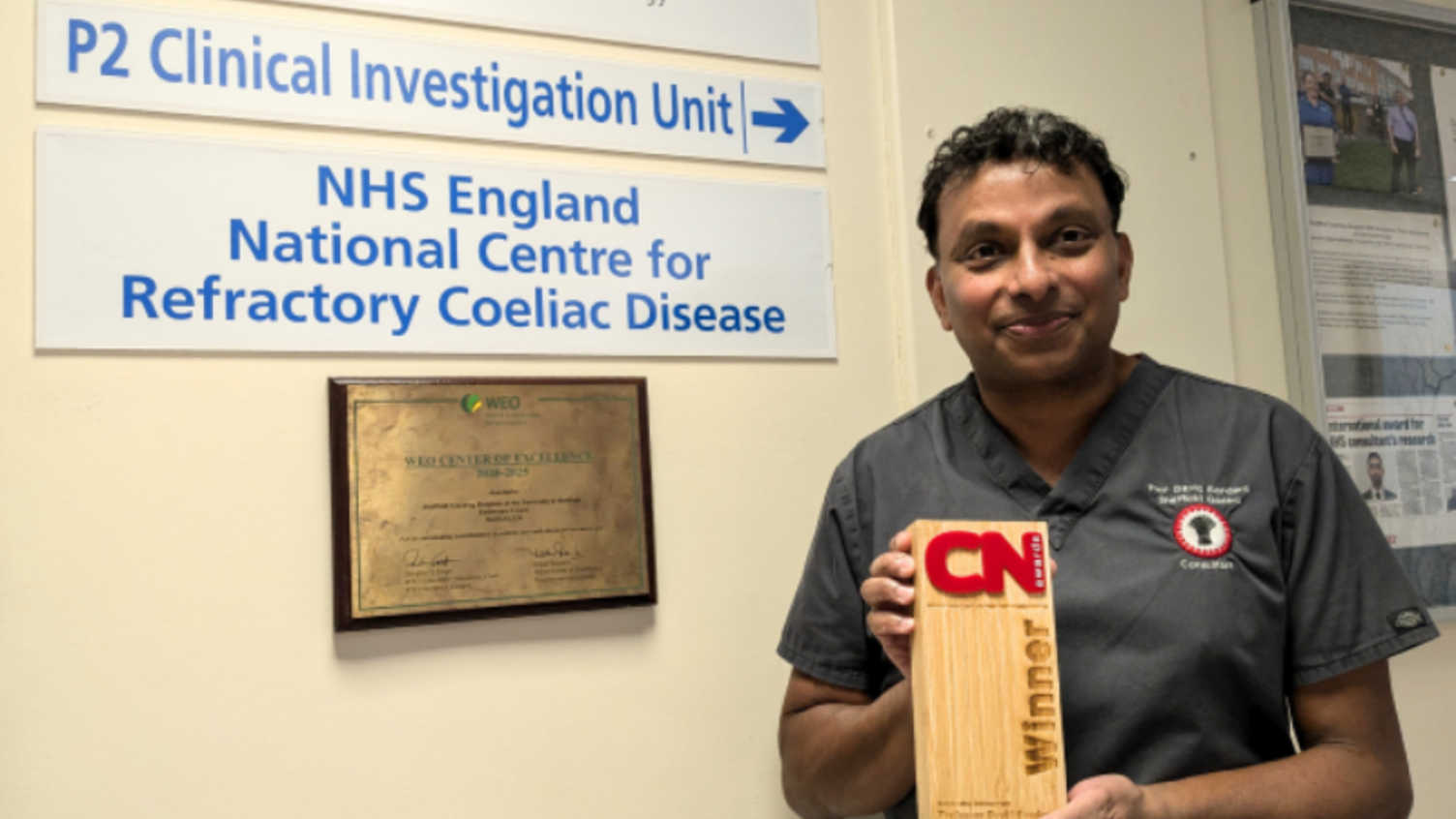 Thumbnail for Professor David Sanders honoured for his transforming work in nutrition and pati…