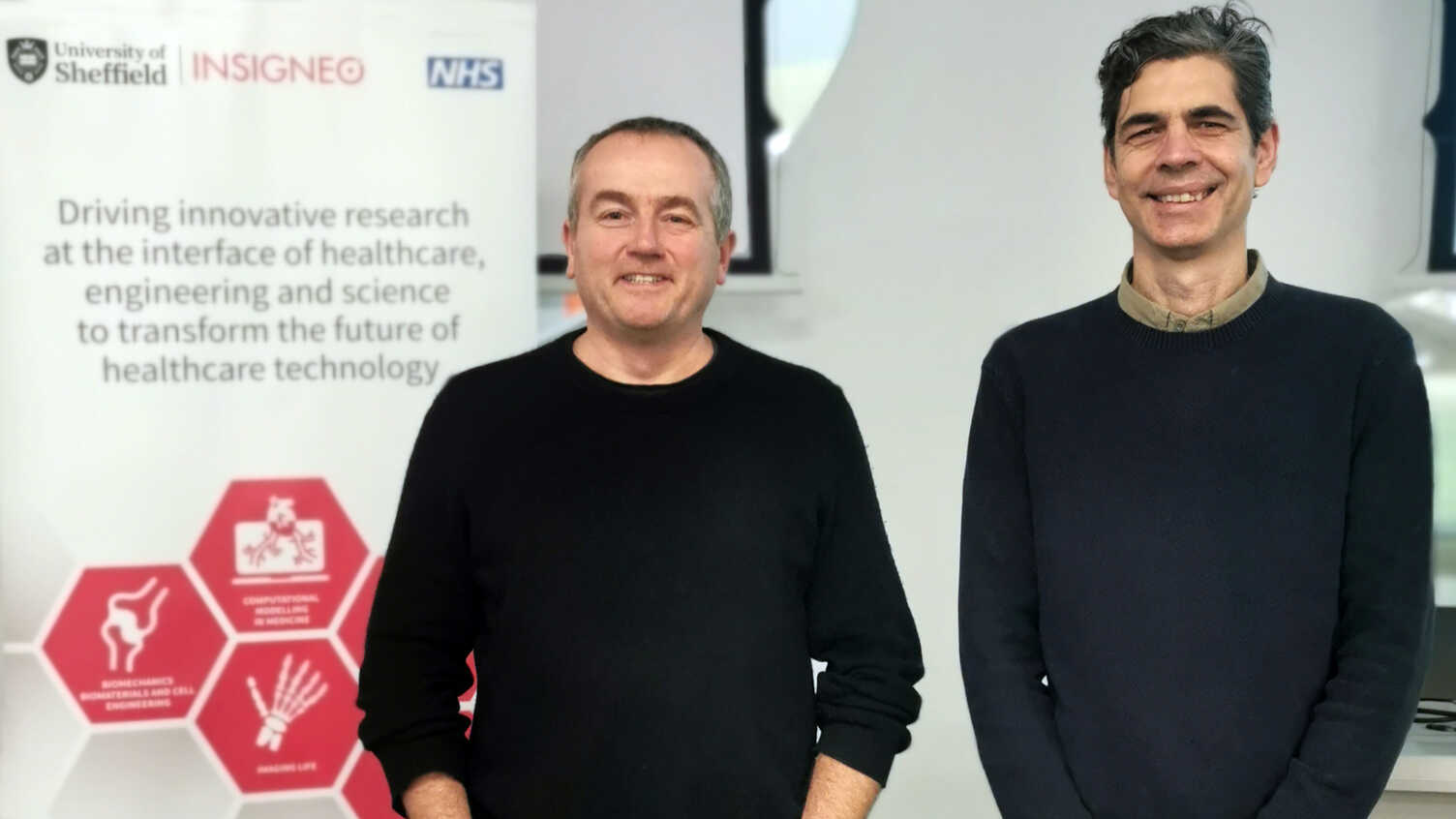 Thumbnail for Professor Damien Lacroix joins Jim Wild as Co-Director of the Insigneo Institute…