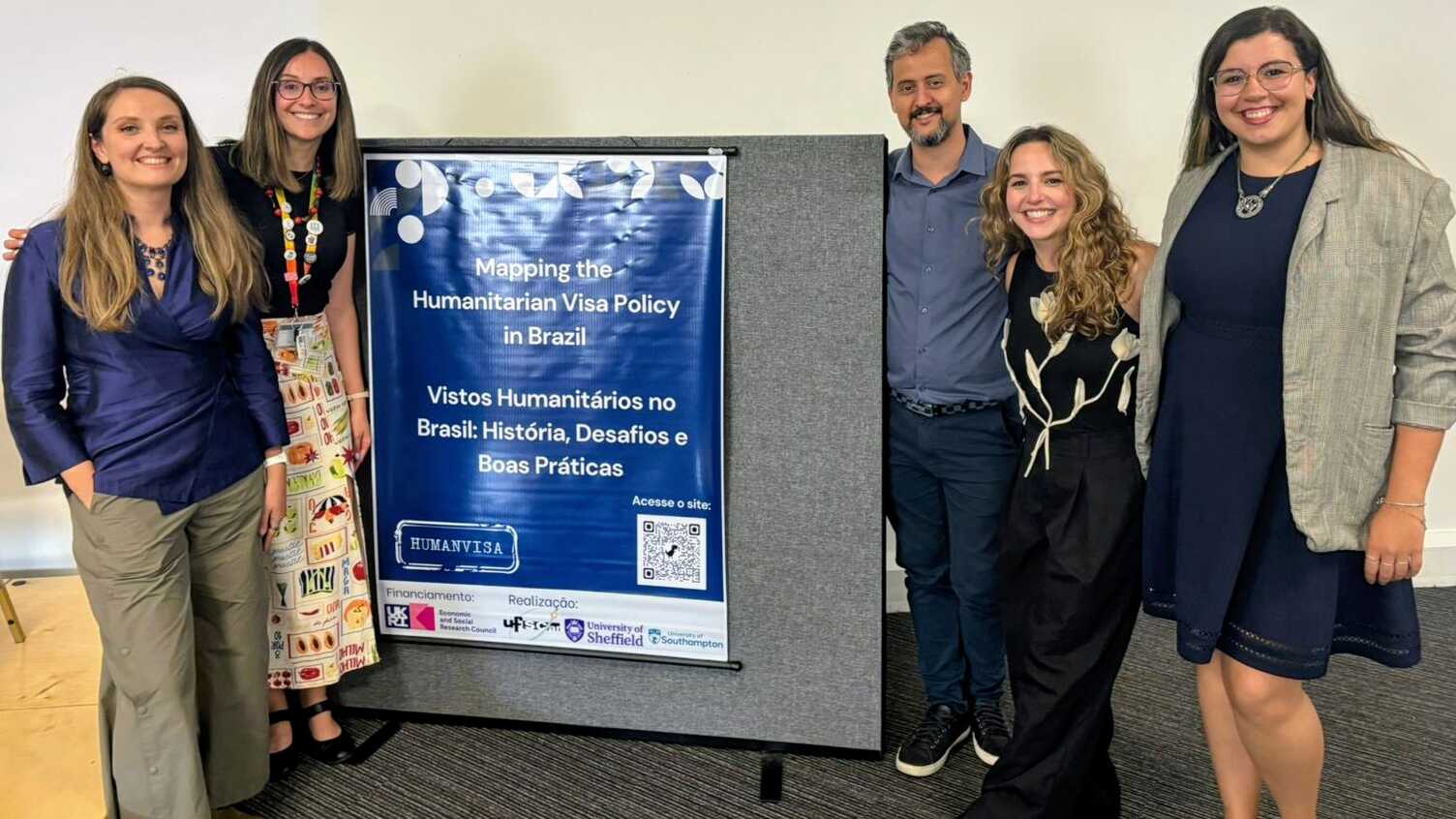 Thumbnail for Brazilian researchers visit the MRG and organise a national forum on humanitaria…