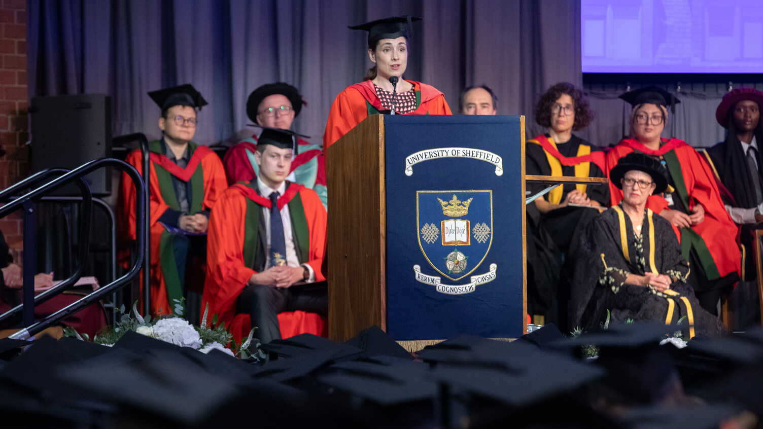 Thumbnail for School of English Alumnia Lucy Prebble awarded honorary degree | English 