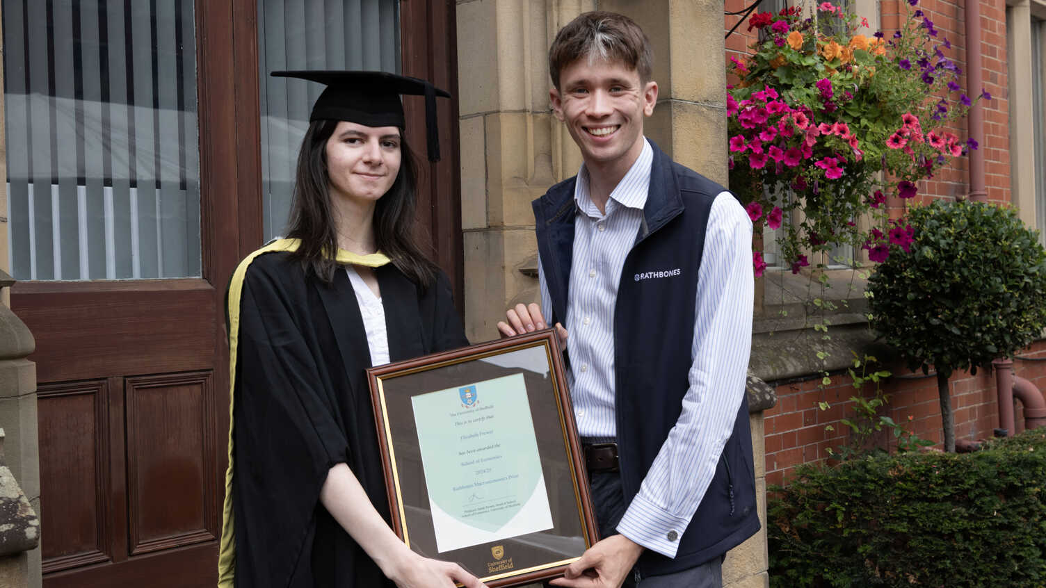 Thumbnail for Celebrating the success of our 2025 graduate prize winners | Economics 