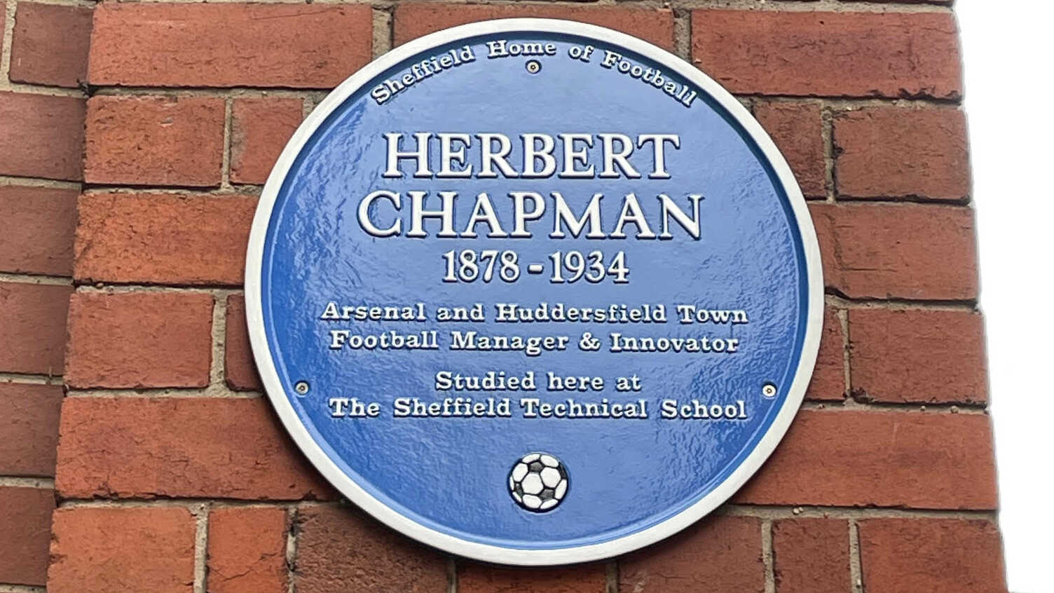 University of Sheffield hosts blue plaque for Herbert Chapman – one of football’s greatest innovators | News