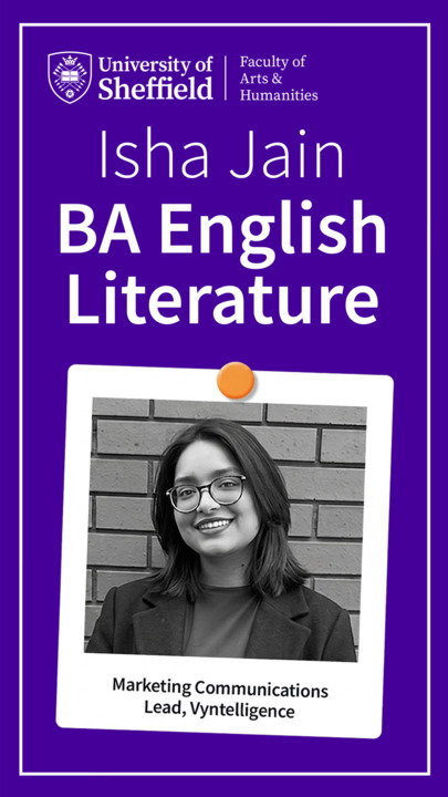 Isha Jain, Headshot polaroid, BA English Literature